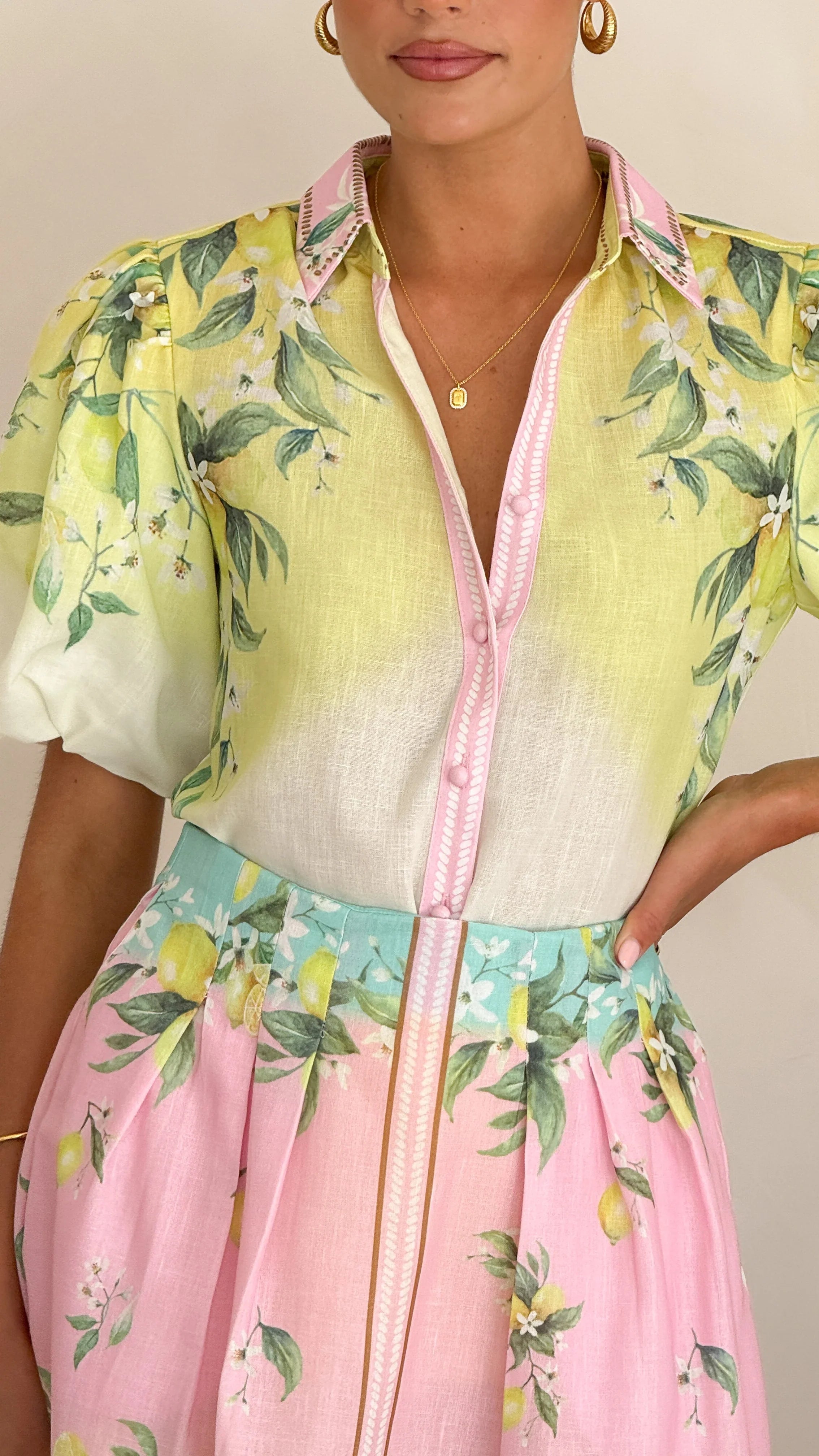 Verena Mini Skirt Rosé Lemonade