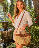 Marci Straw Tote Bag