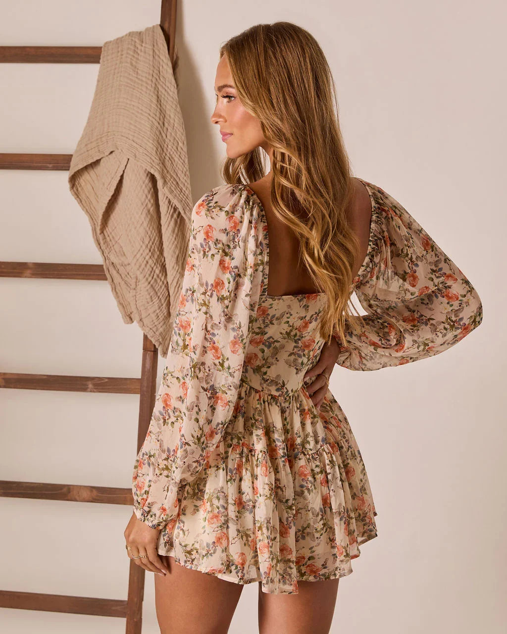 Lendie Fitted Waist Romper