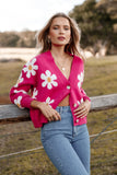 Daisy Cardigan Orchid