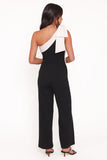 Pearla One Shoulder Jumpsuit Black