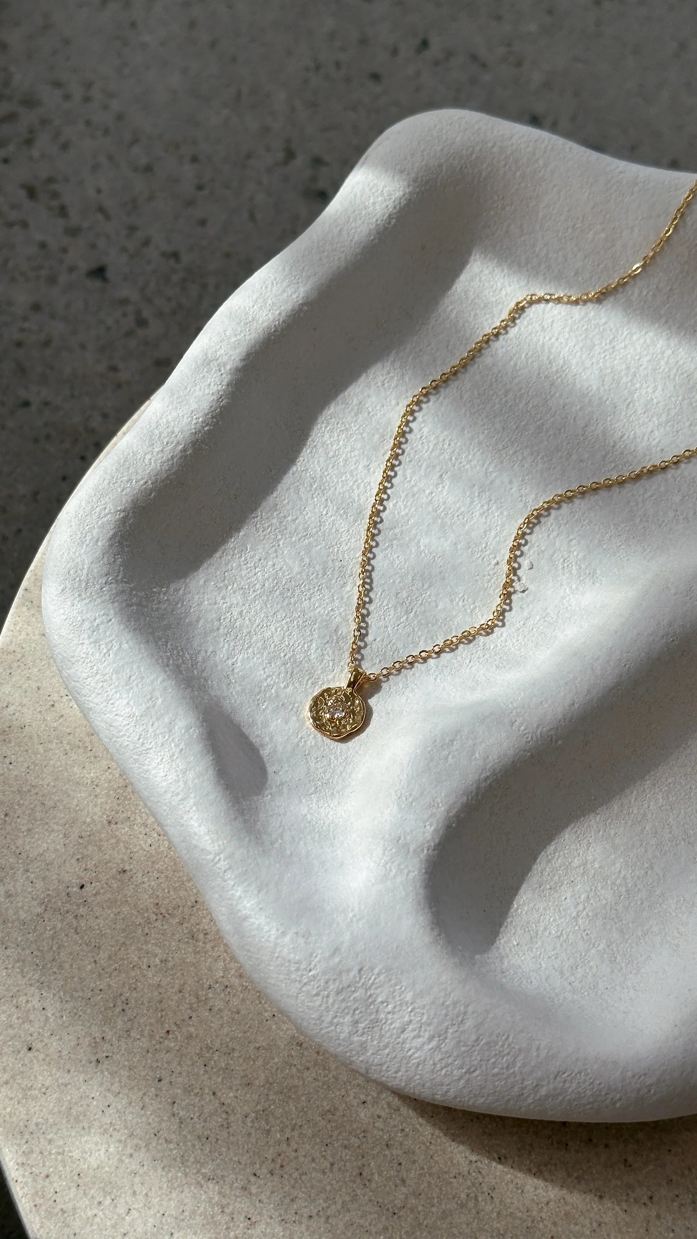 April Birthstone Necklace Crystal
