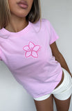 New Moment Relaxed Baby Tee Pink