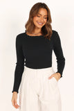 Kya Knit Top Black