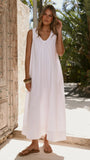 Rohan Maxi Dress White