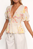 Duchess Top Pink Floral