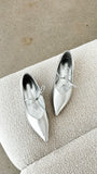 Haruna Ballet Flats Silver Metallic