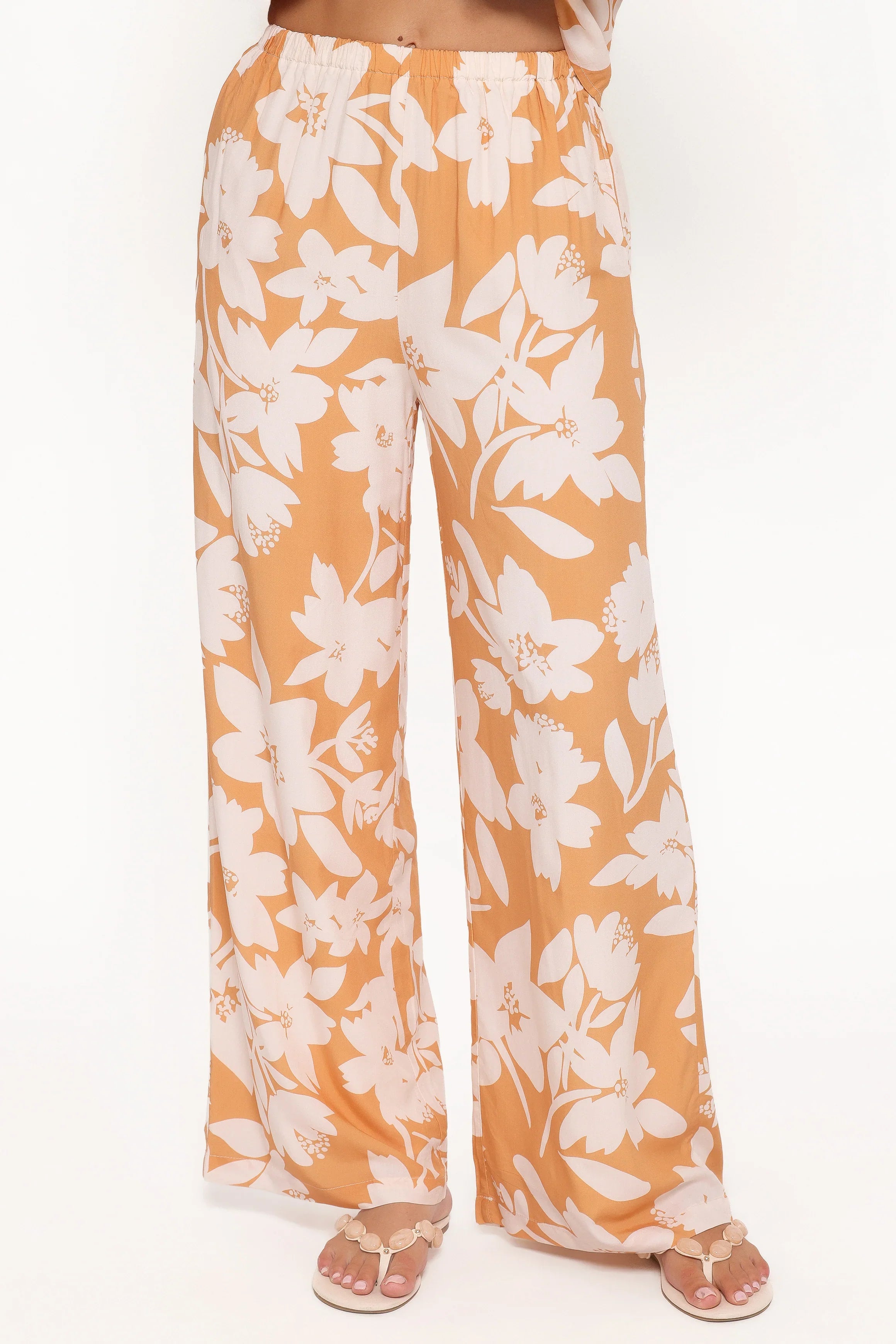Flynn Pant Set Yellow Floral
