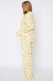 Pillow Talk Printed Long Sleeve Pyjama Set Fruit Salad