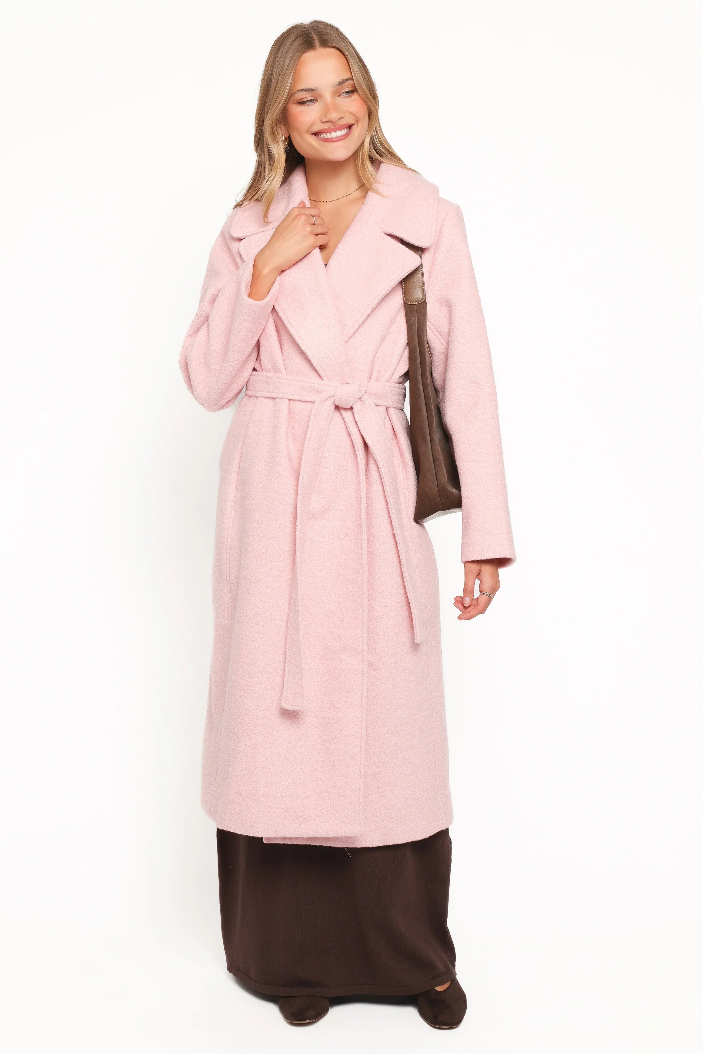 Jazzie Boucle Coat Baby Pink