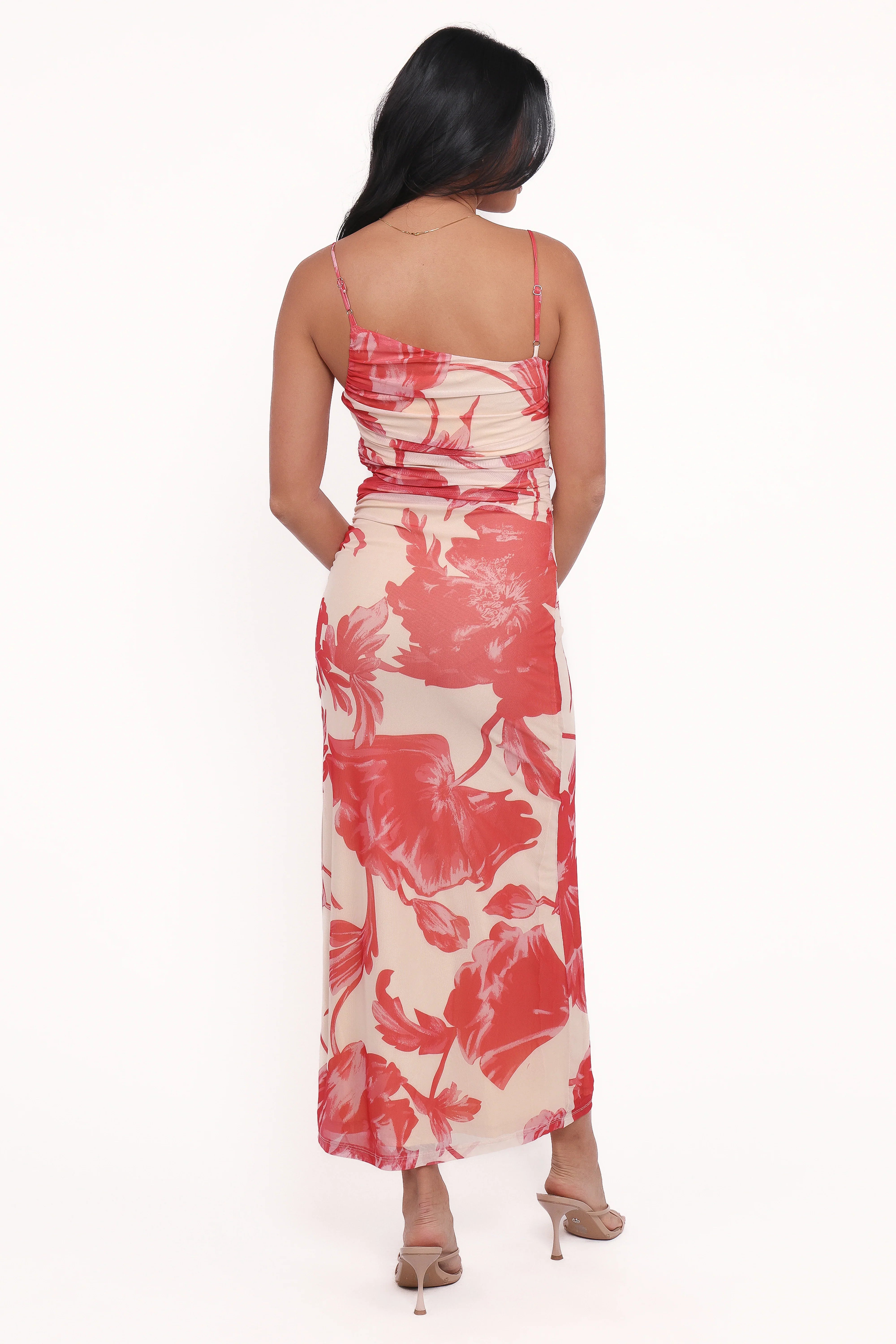 Jasmine Maxi Dress Red Floral