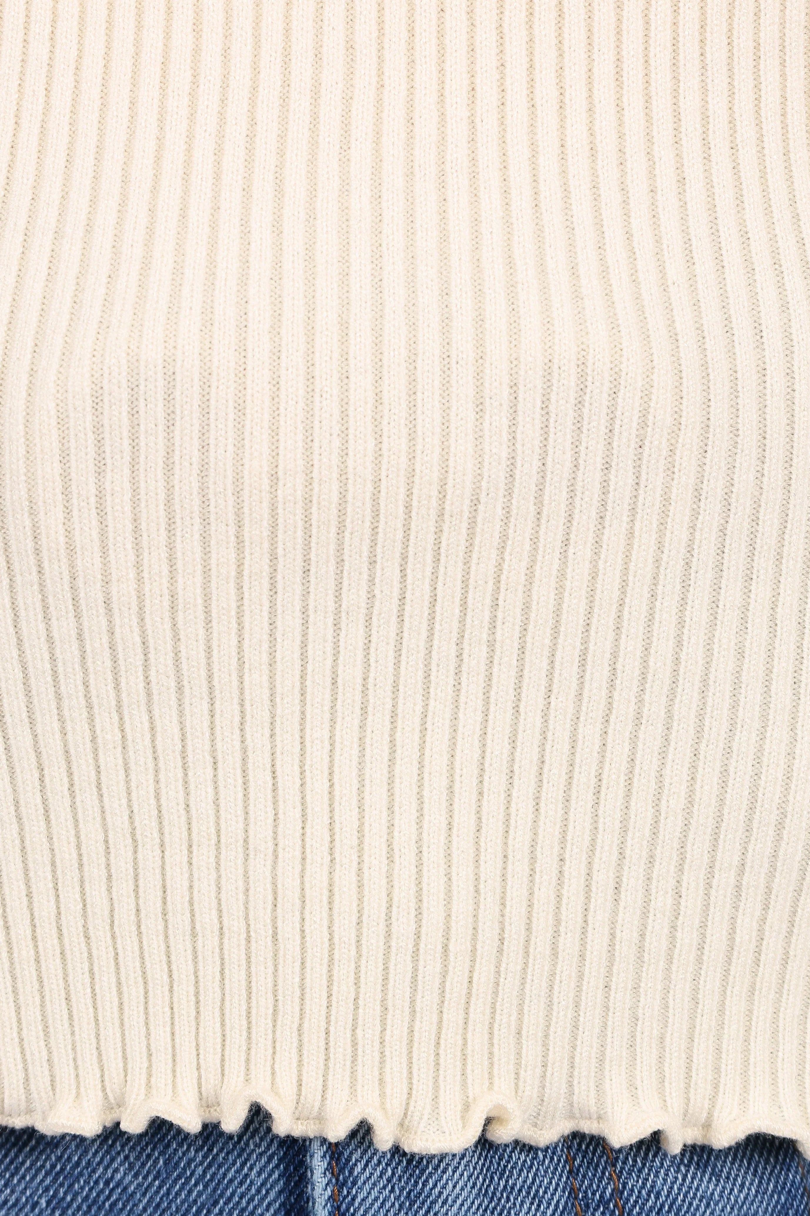 Kirsten Knit Top Cream