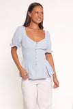 Kameran Top Pale Blue