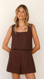 Tillie Shorts Chocolate