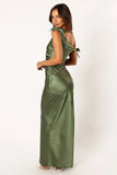 Selma Off Shoulder Maxi Dress Olive