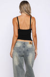 Get Even Tank Top Black