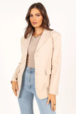 Myla Single Button Blazer Cream