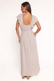 Martin Maxi Dress Cherry Red Stripe