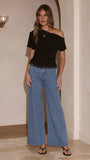 Ellery Straight Leg Jeans Mid Blue