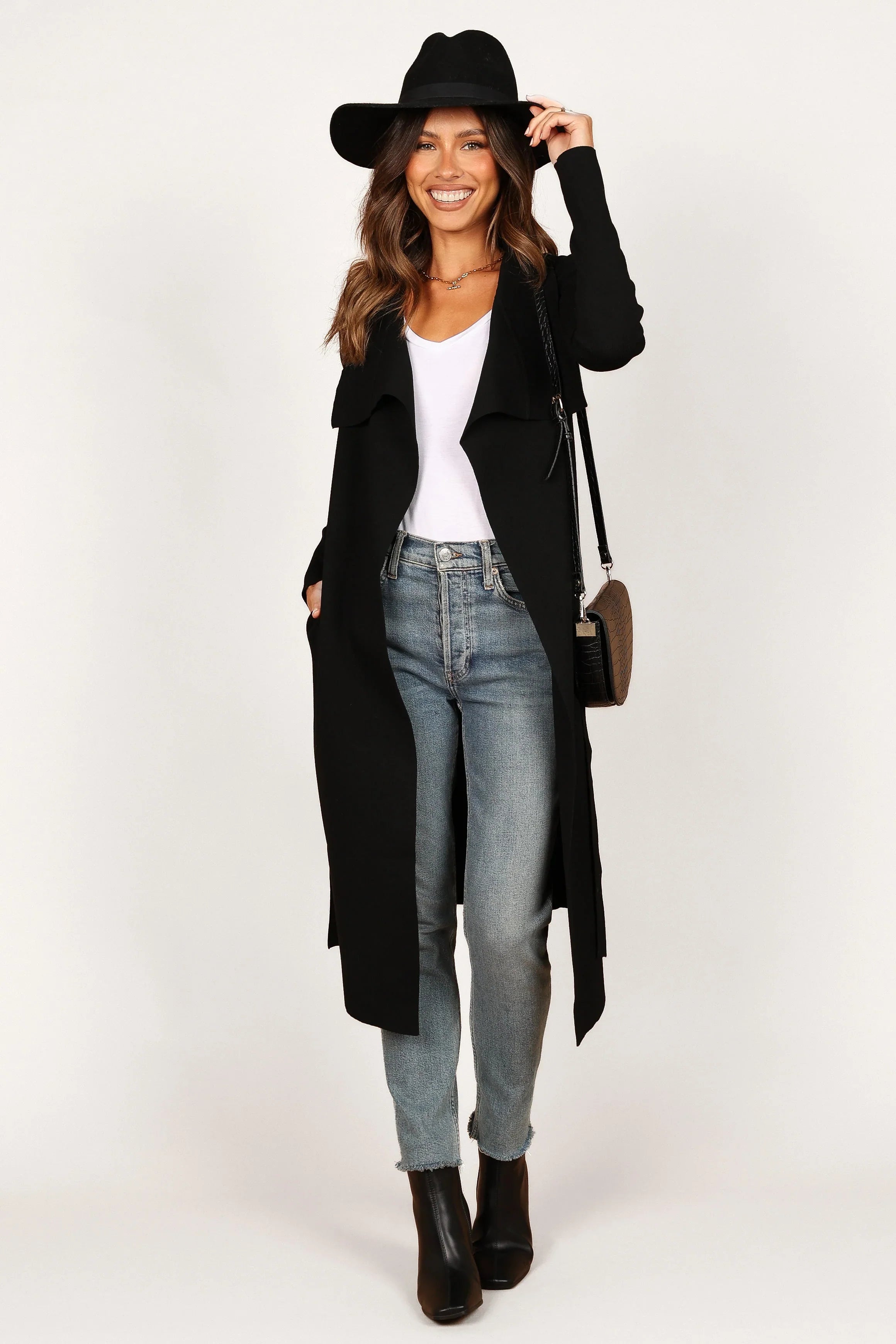 Audrina Cardigan Black