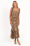 Luna Two Piece Set Olive Print