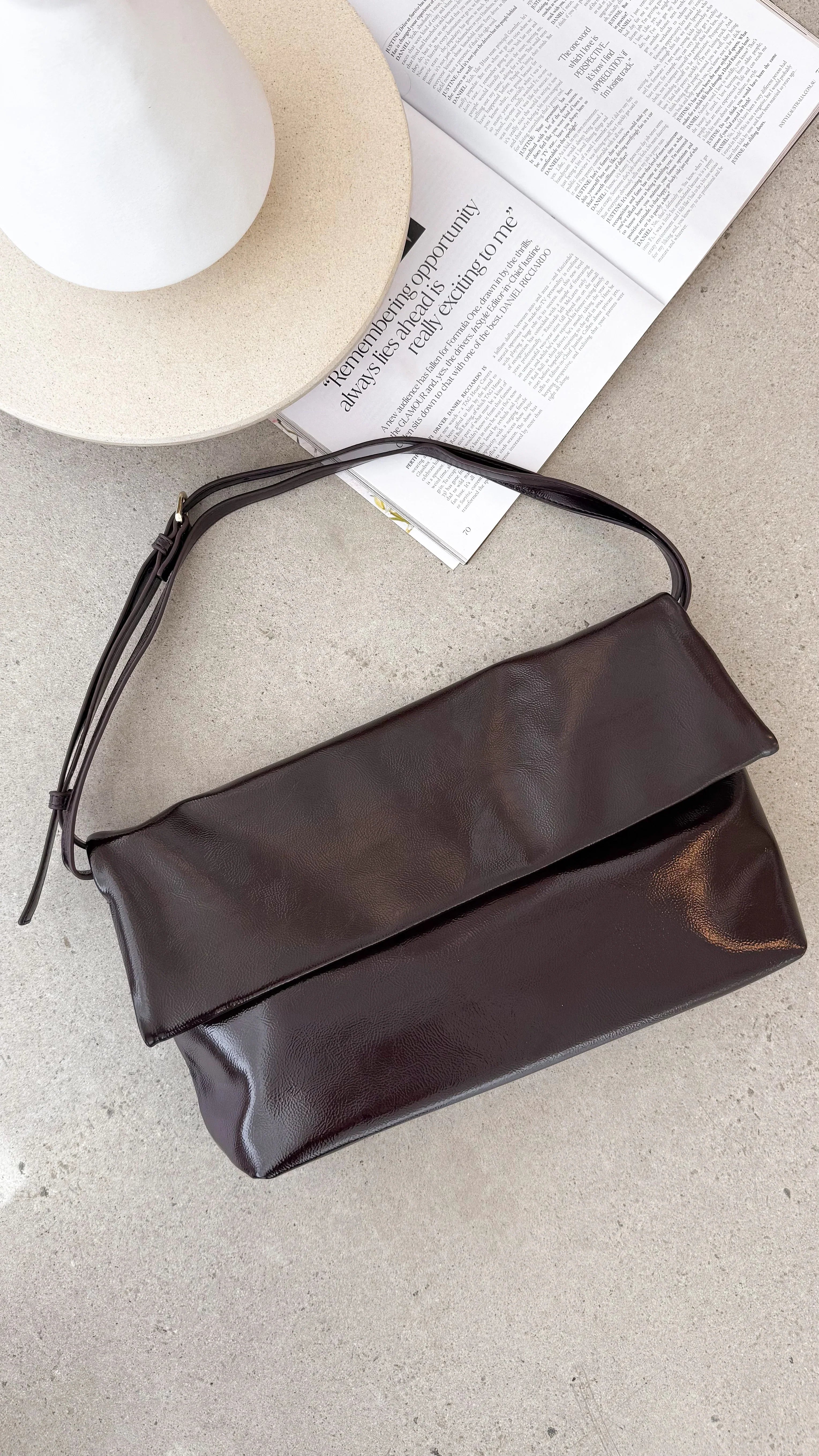 Rylee Clutch Bag Merlot