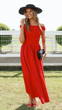 Immy Midi Dress Red