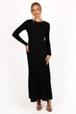 Alison Long Sleeve Maxi Dress Black