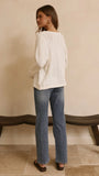 Zana Straight Leg Jeans Mid Blue