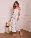 Air Light Floral Midi Dress