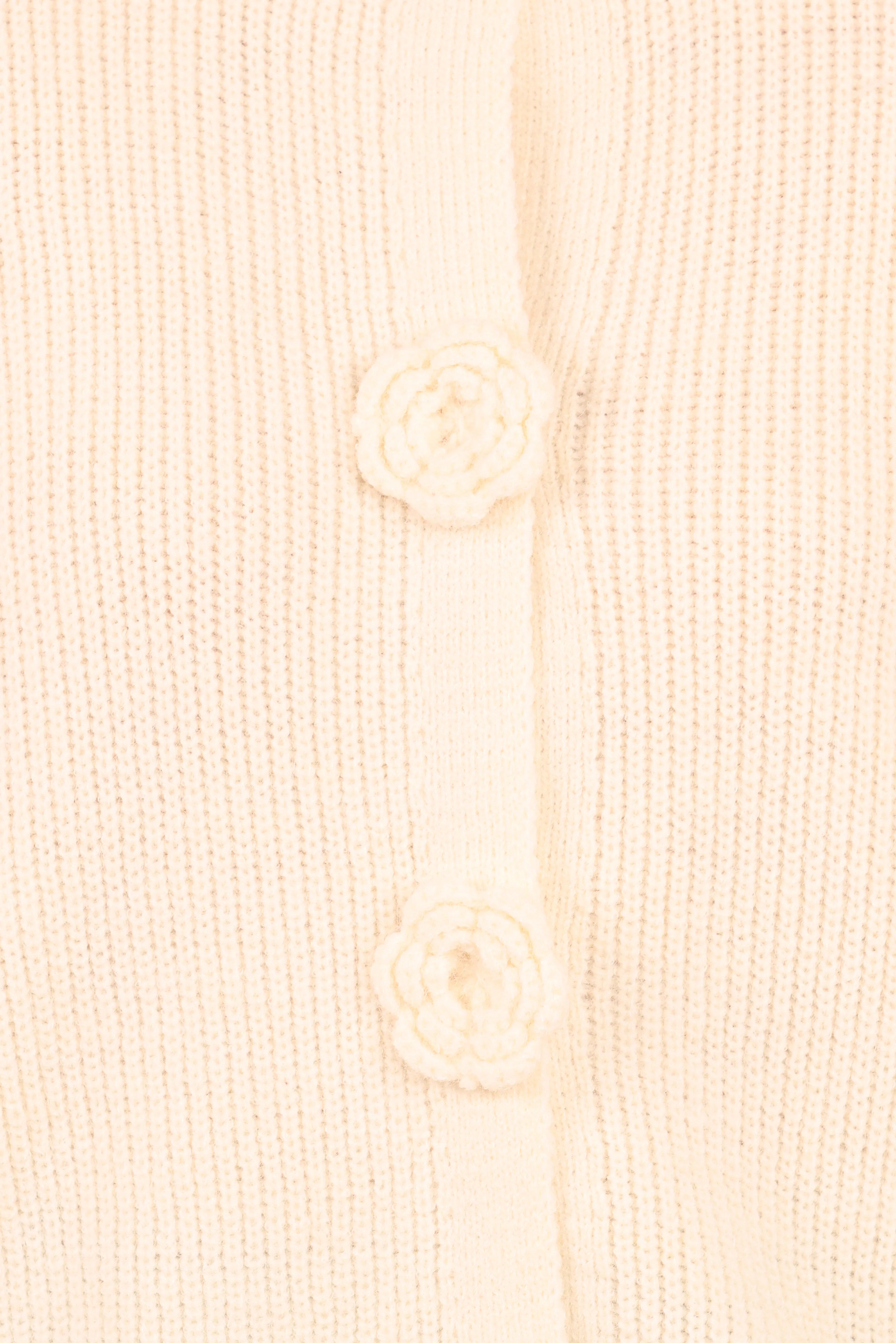 Jones Rosette Cardigan Cream