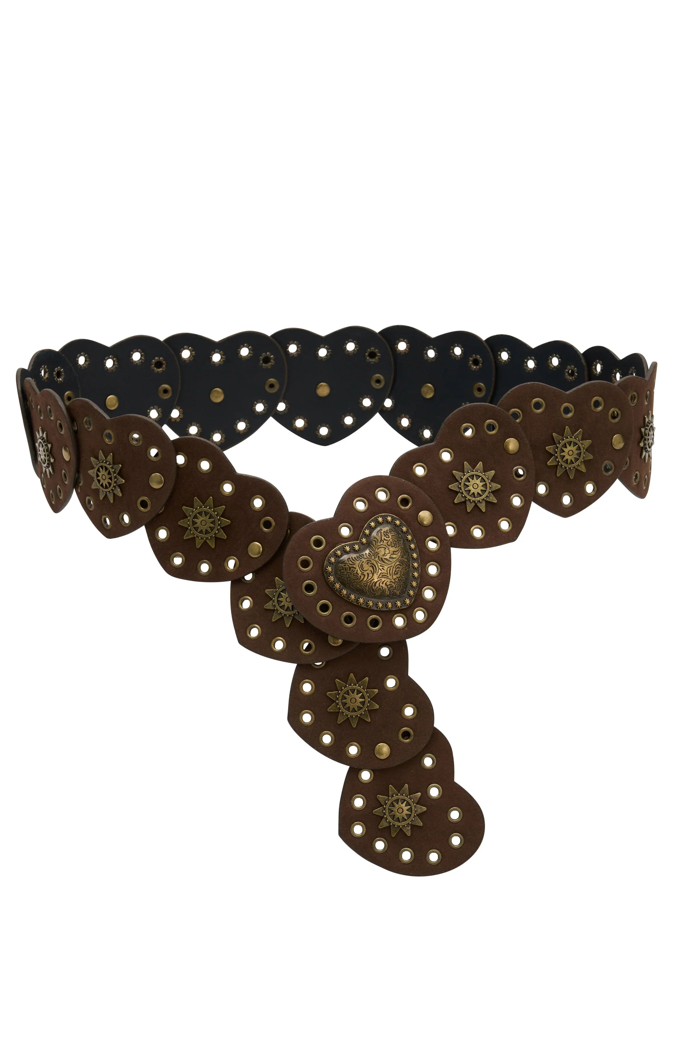 Carson Belt Chocolate Gold