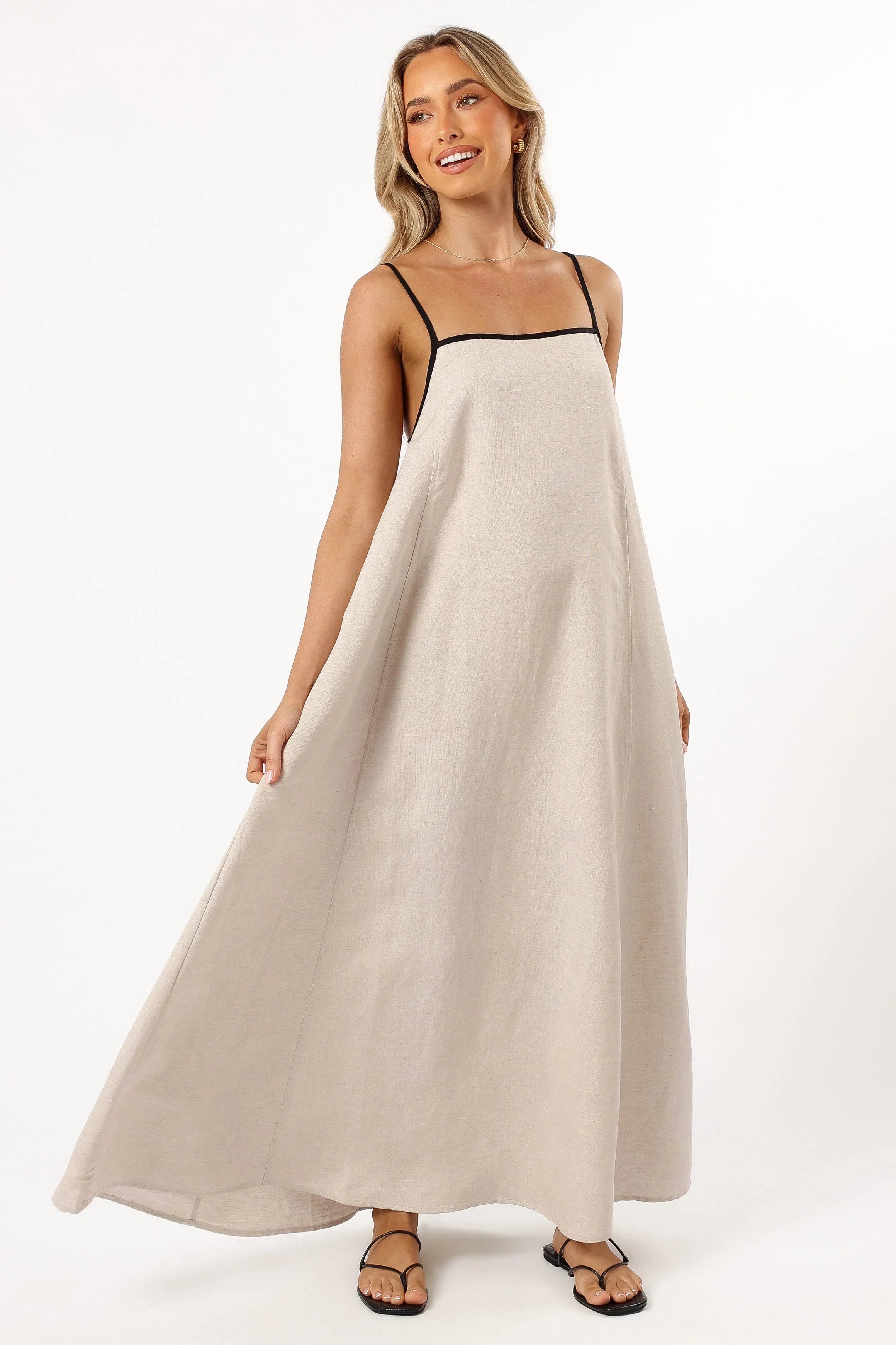 Elliana Maxi Dress Beige