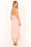 Colton Halterneck Maxi Dress Pink