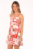 Loredana Mini Dress Cherry