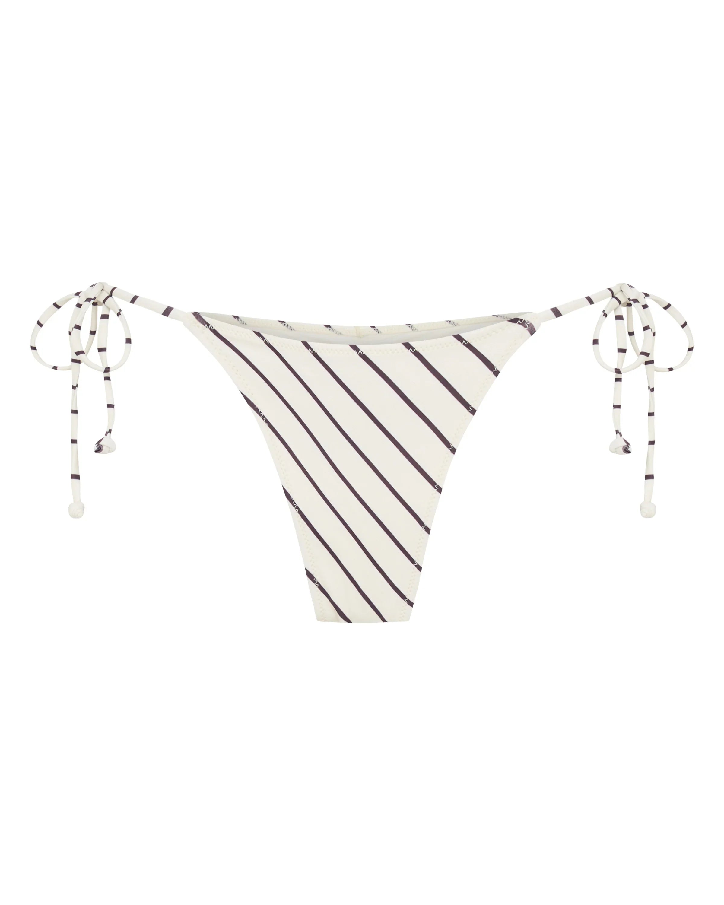 Cabo Bottoms Cream Choc Stripe