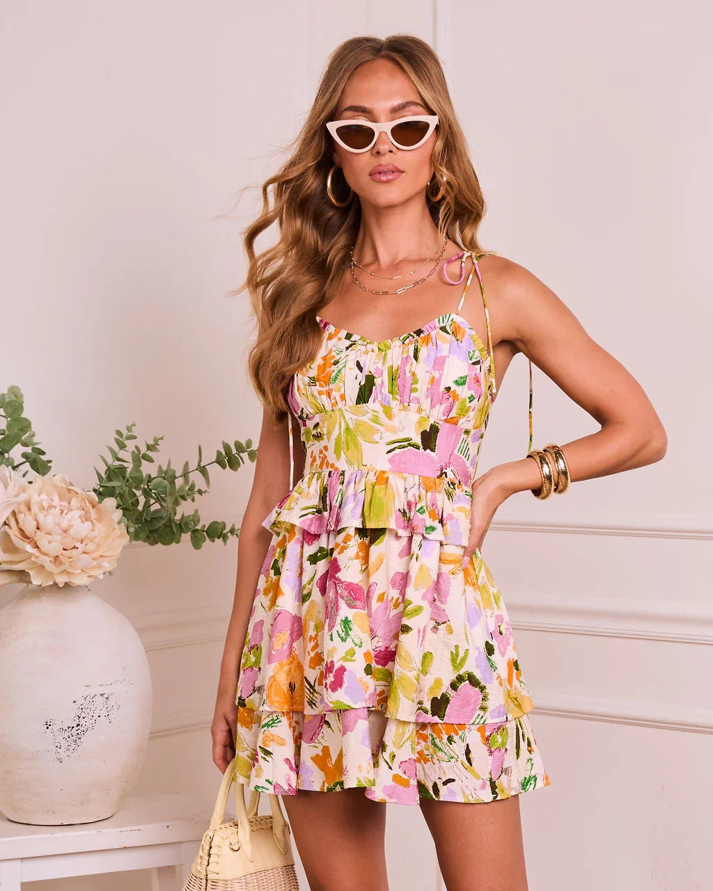 Delfina Floral Mini Dress
