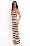 Zyon Maxi Dress Chocolate Multi