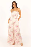Giselle Strapless Jumpsuit Off White