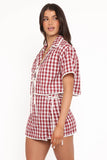 Ana Skort Set Burgundy