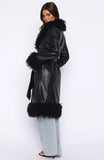In My Space PU Jacket Black