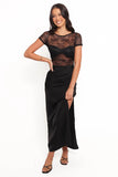McKayla Midi Dress Black
