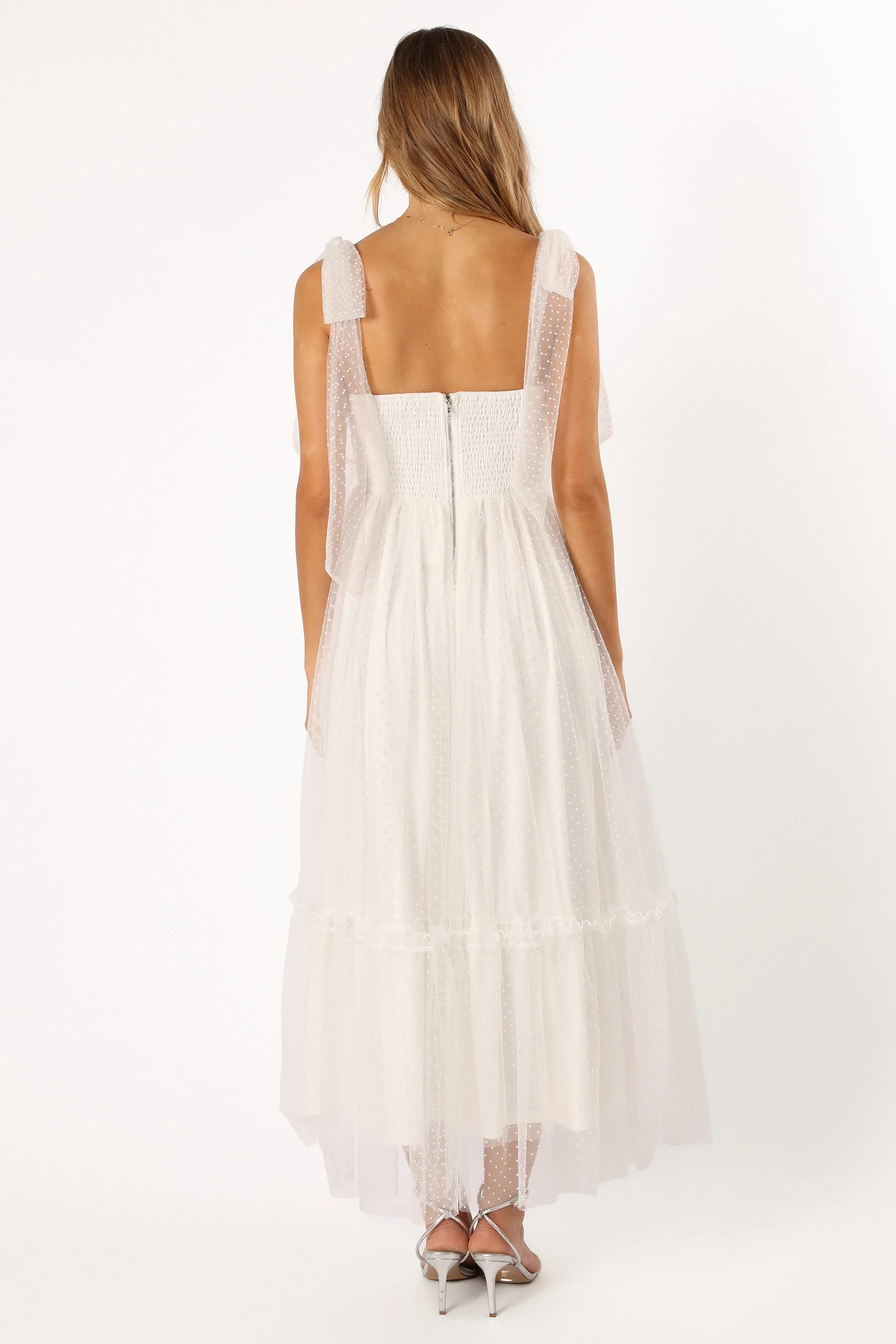 Floret Midi Dress Off White