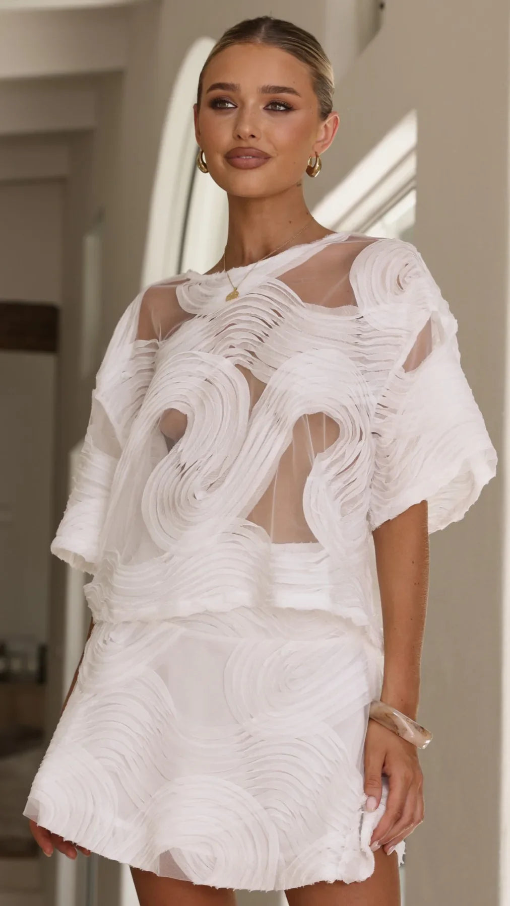 Linnea Top White