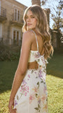 Kiva Crop Top Botanical Bloom