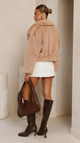 Tulum Crop Jacket Camel