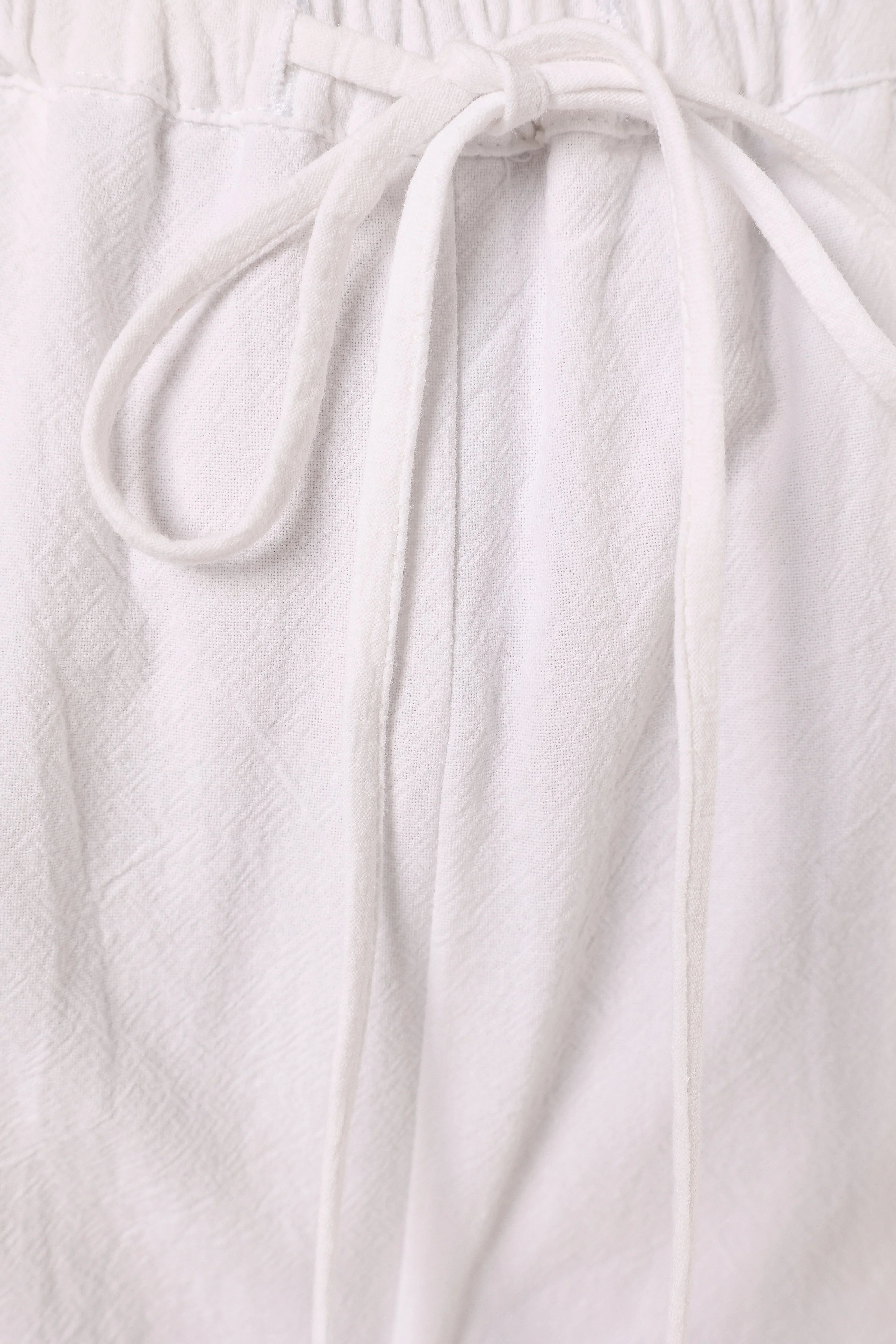 Amalia Pant White Blue