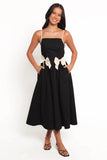 Tia Midi Dress Black