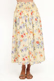 Saskia Maxi Skirt Lemon Floral