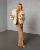 Keep Up With Me Faux Fur Standard Coat